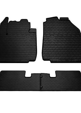 Резиновые коврики stingray premium для renault scenic grand 2003-2009 4шт авто ковры в салон защиты от г ve-33