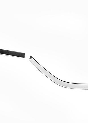 Накладки на задние фонари 2шт для skoda yeti 2009-2017 хромированные самоклеящиеся из нержавеющей стали ve-33