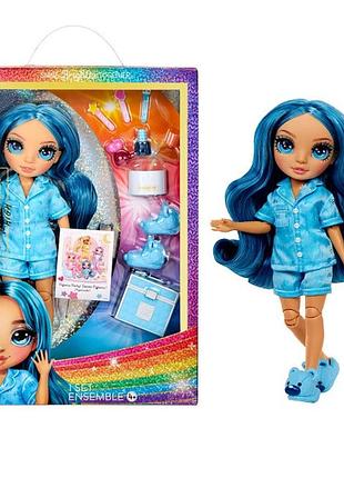 Лялька "rainbow high" - junior high pj party" - скайлер,аксесуари 530947/кіддісвіт