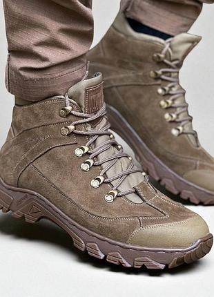 Чоловічі зимові армійські берці 36-50р повністю натуральна шкіра mn5717-38