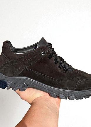 Мужские армейские зимние кроссовки 36-50р полностью натуральная кожа mn5727-45