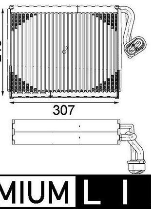 Испаритель кондиционера mercedes-benz s-class (w221, v221) 5.5 2005.10 - 2013.12 s 500 (221.071, 221.171) m 27