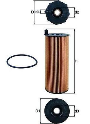 Фильтр масляный land rover range rover iii (l322) 3.6 d 4x4 2002.03 - 2012.12 mh ox196/1d1