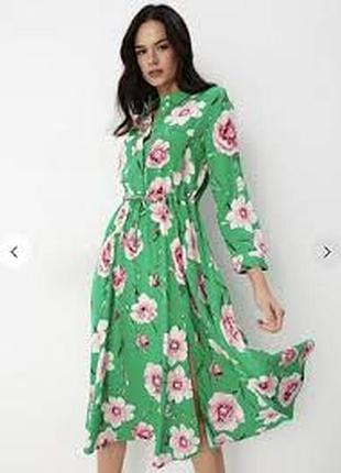 Брендовое платье сукня размер 42-44 / 8-10 летнее новое натуральная вискоза monito