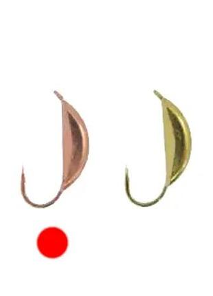 Мормышка вольфрамовая fishing roi супер банан 2.5mm 0.68g ц:copper