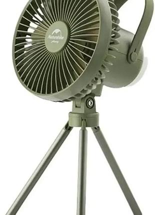 Ліхтар кемпінговий з вентилятором naturehike nh22zm001 dark green