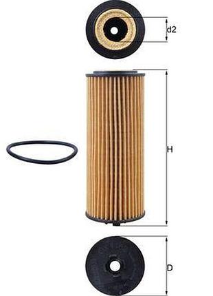 Фильтр масляный mercedes-benz gl-class (x166) gl 500 4-matic (166.873) 2012.07 - 2015.12 mh ox1162deco