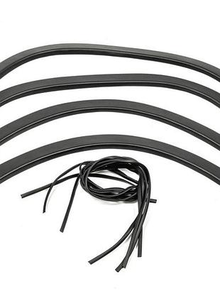 Накладки на арки чорні abs для citroen jumpy 1996-2007 захист колісних арок обважування ve-33