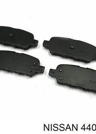 Колодки задні гальмові дискові колодки задні гальмові дискові nissan x-trail t31/qashqai (=d4060-ja00j), 44060al588