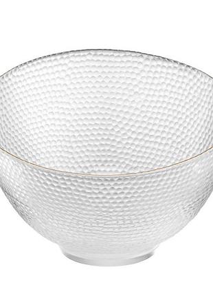 Салатник скло "ardesto commelina" 22см прозорий ar5017