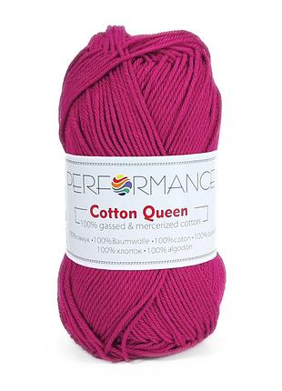 Пряжа cotton queen/коттон квин, бордовый 2109, performance