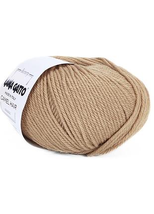 Пряжа camel hair/кемел хеір, світло-піщаний 05403, lana gatto