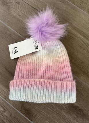 Шапка на дівчинку у розмірі 98-104 від бренду с&а