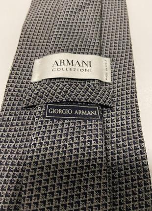 Шелковый галстук armani  оригинал5 фото