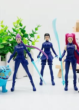 Набор фигурок персонажей к-поп охотники на демонах