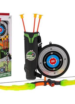 Детский набор лук + колчан + мишень zog.988-680, уникальное предложение для детей от 3 лет