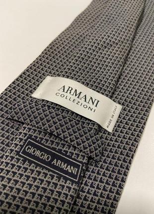 Шовкова краватка armani оригінал7 фото