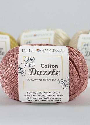 Пряжа cotton dazzle/коттон дазл, светло-розовый 2112, performance