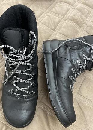Тёплые зимние ботинки унисекс 41 р ecco