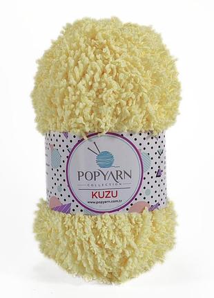 Пряжа kuzu/кузю, светло-желтый в-06, popyarn
