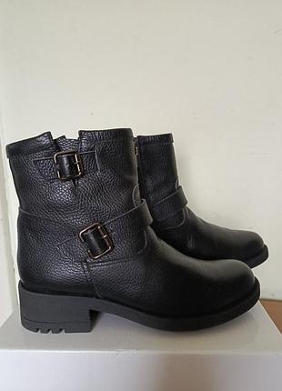 Зимние кожаные ботинки gem