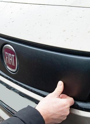 Зимова накладка на решітку матова fiat tipo 2016-рр дефлектор для захисту від снігу та льоду ve-33