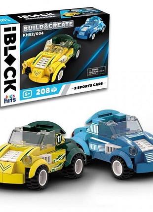 Конструктор "kids hits. iblock junior" мегакари, 43-55 деталей, kh52/001 ki