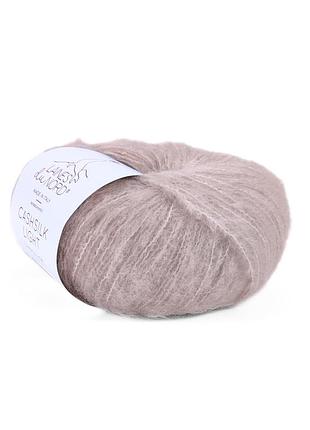 Пряжа cashsilk light/кашсілк лайт, рожева пудра 3002, laines du nord