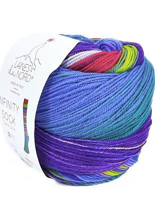 Пряжа infinity sock/инфинити сок, мультиколор-полоски 19, laines du nord