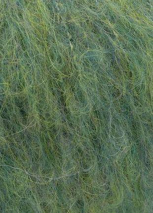 Пряжа alpaca brushed/альпака брушед, зеленый 33, laines du nord