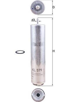 Фильтр топливный bmw 3 touring (e91) 320 d 2004.12 - 2012.12 mh kl579d