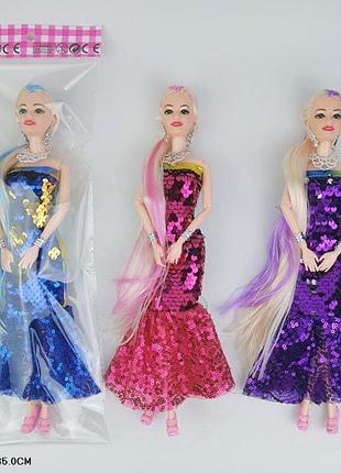 Лялька "барбі" в вечірній сукні, 11061
