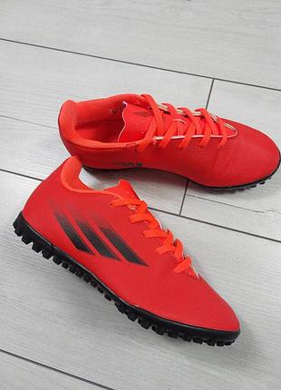 Кроссовки футзалки сороконожки футбольные бутсы adidas x speedflow