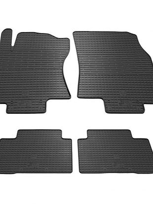 Резиновые коврики 4 шт stingray premium для nissan x-trail t32 rogue 2014-2021 салонные ковры для защиты dm-11