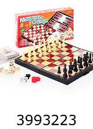 Шахи 4 в 1 магнітні в коробці 25*13*3см (24/48)