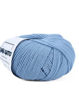 Пряжа perlata d`australia /перлата де австралия, голубой 12498, lana gatto