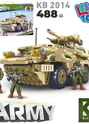 Конструктор військова техніка,фігурки, 488 деталей, kb2014