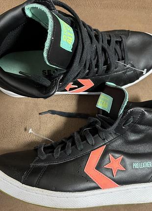 Converse all star снікерси ідеальні унісекс шкіра оригінал!