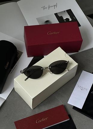 Сонцезахисні окуляри cartier clash black/silver ct0543s 001l cat.2 58/17/140