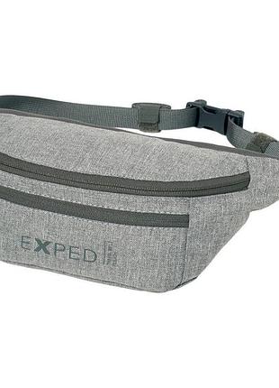 Поясная сумка exped travel belt pouch для поездок и походов серый