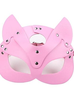 Бдсм розовая маска кошки, эротические акссесуары, маски для ролевых игр