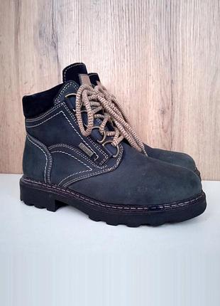 Натуральные нубуковые ботинки, теплые ботинки, женские полуботинки, осень зима, р. 37