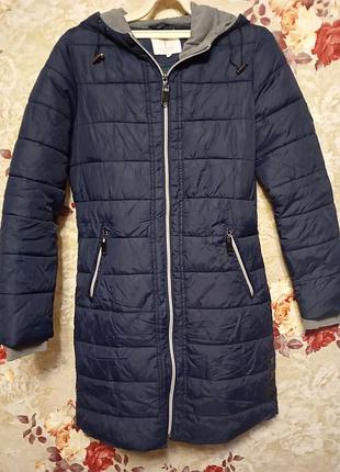 Куртка-пальто удлиненное, р.s