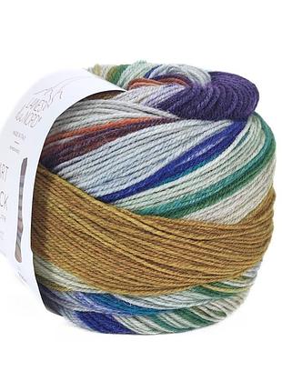 Пряжаart sock/арт сок, мультиколор-полоски 03, laines du nord
