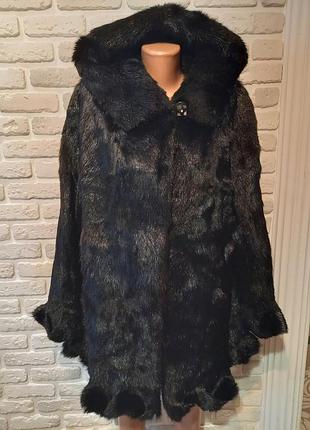 Шуба, шубка, полушубок  медуза,метелик! норка, норкова,норковий! капюшон