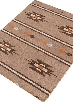 Одеяло naturehike outdoor warm geometric carpet woolt nh20fs036 ц:brown