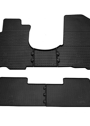 Гумові килимки stingray premium для honda crv 2001-2006 4 шт захисні килими в салон автомобіля dm-11
