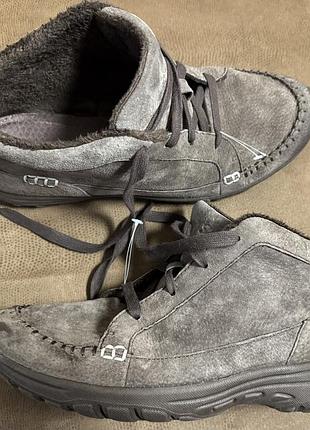 Skechers полуботинки ідеальні утеплені зручні, ортопедична устілка оригінал