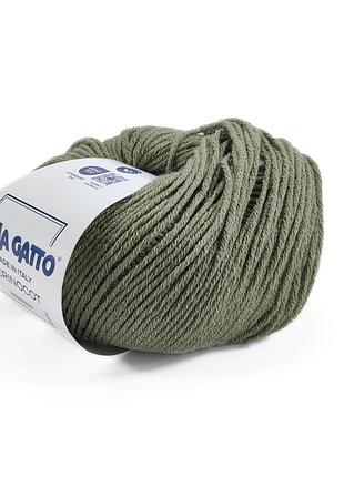 Пряжа merinocot/меринокот, мох 14569, lana gatto