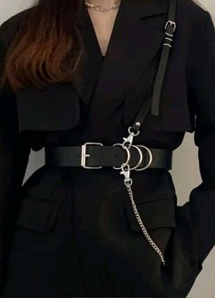 Ремень портупея пояс с цепочкой